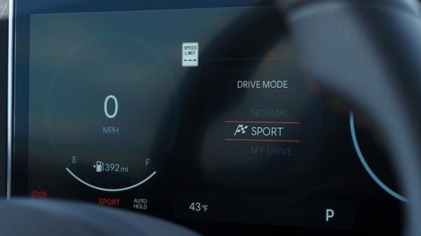 Sport mode display